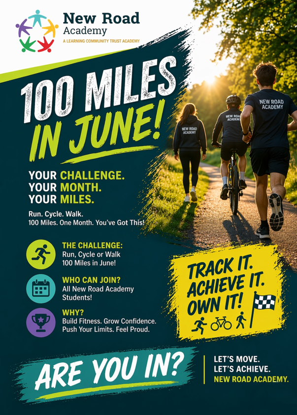 100 miles poster
