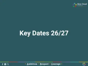 Key dates 26 27